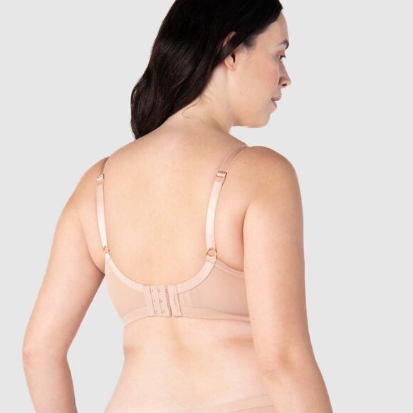 Hotmilk Lunar Eclipse Full Cup Wirefree Nursing Bra Naked Beige US 36K NWT - Picture 2 of 12